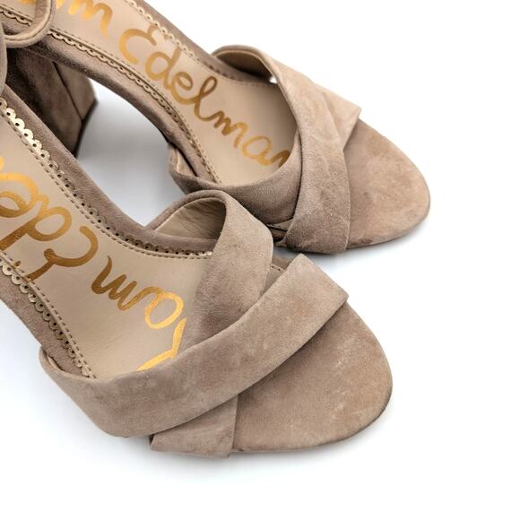 Sam Edelman Yancy Ankle Strap Block Heel Sandals Women's Size US5M EU35 - Picture 7 of 12